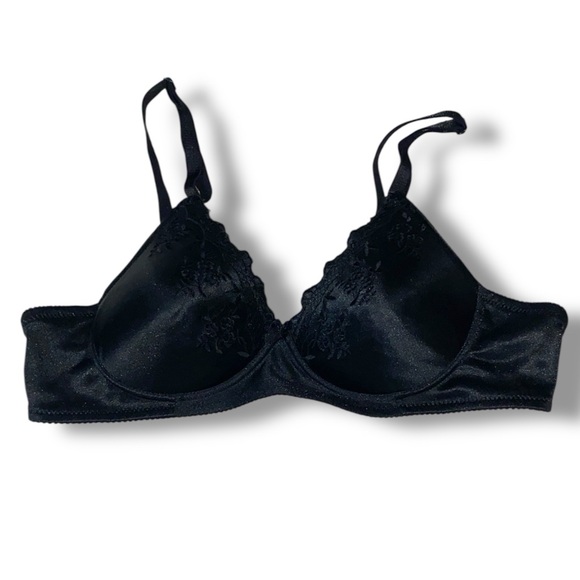 Sears Other - Sears Black Satin Lace Bra